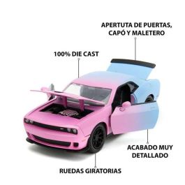 Coche pink slips dodge challenger hellcat escala 1:24 Coche pink slips dodge challenger hellcat escala 1:24