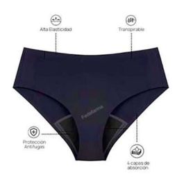 MYALMA Braguita Menstrual Sin Costuras Negra XS – Absorción Equivalente a 3 Tampones – Tejido Antibacteriano Bambú Precio: 24.95000035. SKU: B15LB28WL4