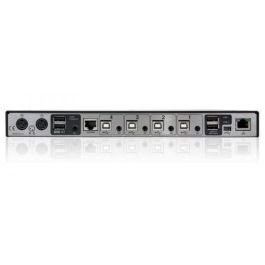 Adder CCS-PRO4 KVM Switch de Control y Comando para 4 Computadoras - Unifica Teclado, Ratón, Audio 3.5mm y USB Tipo B Free-Flow Adder CCS-PRO4 KVM Switch de Control y Comando para 4 Computadoras - Unifica Teclado, Ratón, Audio 3.5mm y USB Tipo B Free-Flow