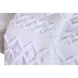 Colcha Boho DKD Home Decor Blanco 260 x 240 cm Colcha Boho DKD Home Decor Blanco 260 x 240 cm