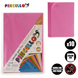 Pincello Juego de 10 Láminas de Goma Eva Rosa 20x30 cm (24 Unidades) Pincello Juego de 10 Láminas de Goma Eva Rosa 20x30 cm (24 Unidades)