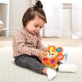 Vtech Baby Little Lion Tourni Pop Plástico Reutilizado Juego Educativo Bebé
