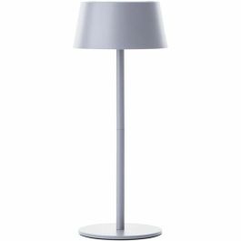 Brilliant BRI4004353437724 Lámpara de mesa para exterior PICCO LED Solar 5W, de metal y plástico, gris esmerilado