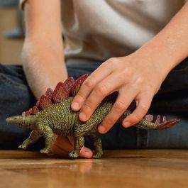 Estegosaurio, figura con detalles realistas, juguete de dinosaurio que inspira la imaginación para niños a partir de 4 años, 5 x 20 x 10 cm - schlei Estegosaurio, figura con detalles realistas, juguete de dinosaurio que inspira la imaginación para niños a partir de 4 años, 5 x 20 x 10 cm - schlei