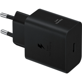 Samsung EP-T4511 Cargador Rápido 45W Power Adapter con Cable USB-C Super Fast Charging 2.0 y Power Delivery 3.0 Negro