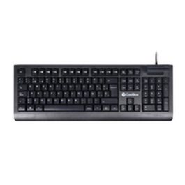CoolBox COO-TEC04DNI Teclado USB QWERTY Español Completo de Membrana para Oficina Negro