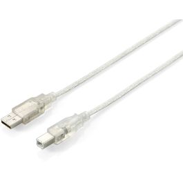 EQUIP Cable USB 2.0 Tipo A-B Macho/Macho Transparente 3m Precio: 15.49999957. SKU: B1DRLB57WM