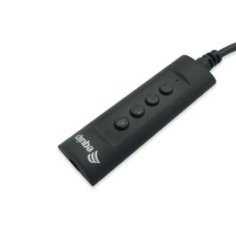 Equip Adaptador Audio USB-A Macho a Jack 3.5mm Hembra 245321 con Control de Volumen, Compatible con Windows y Mac