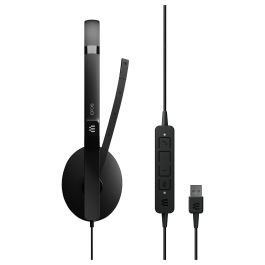 EPOS Adapt 160 USB II Auriculares para Oficina y Centro de Llamadas con Conexión USB