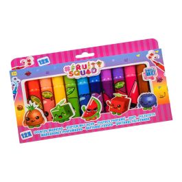 New Import Marcadores aroma punta cónica, 12 unidades, colores variados