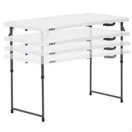 Mesa Plegable Lifetime Blanco 122 x 91,5 x 61 cm Acero HDPE Precio: 55.59000029. SKU: B1FB5NV32T