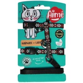 Kit de arnés y correa - AIMÉ - Rojo reflectante para gatos Precio: 24.50000014. SKU: B187SGE3QR
