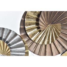DKD Home Decor Adorno de Pared Decorativo Estilo Oriental de Metal con Motivo Espiral Multicolor 104x43x4.5 cm DKD Home Decor Adorno de Pared Decorativo Estilo Oriental de Metal con Motivo Espiral Multicolor 104x43x4.5 cm