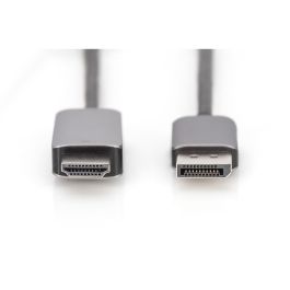 Digitus Cable Adaptador DisplayPort a HDMI Macho/Macho 8K 1.8m Negro