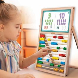 Lisciani Giochi LIS8008324110766 Caballete Mis Primeras Habilidades - Juego Montessori - Tablero doble cara con letras y números magnéticos