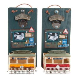 Abrebotellas DKD Home Decor Self Serve Madera Metal (2 pcs) (26 x 12 x 9 cm) Precio: 28.49999999. SKU: B1B8GNSF7R