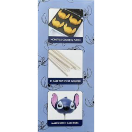 Select Brands Máquina para hacer Cake Pops Stitch Disney - Prepara 4 a la vez, diseño antiadherente Select Brands Máquina para hacer Cake Pops Stitch Disney - Prepara 4 a la vez, diseño antiadherente
