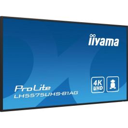 iiyama 55" 3840x2160, UHD IPS panel, Haze 25%, 500cd/m², Landscape and Portrait, Signal FailOver, Speakers 2x 10W iiyama 55" 3840x2160, UHD IPS panel, Haze 25%, 500cd/m², Landscape and Portrait, Signal FailOver, Speakers 2x 10W