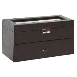 Joyero Tradicional DKD Home Decor Marron 11 x 15 x 27.5 cm Joyero Tradicional DKD Home Decor Marron 11 x 15 x 27.5 cm