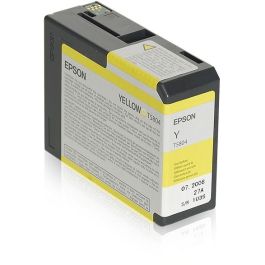Epson C13T580400 Cartucho de Tinta Amarillo 80ml para Stylus Pro 3800, Pro 3880 - Tinta a base de pigmentos Epson C13T580400 Cartucho de Tinta Amarillo 80ml para Stylus Pro 3800, Pro 3880 - Tinta a base de pigmentos Precio: 103.7900006. SKU: S8405544