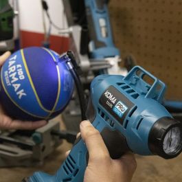 Koma Tools Compresor de aire 20V Pro Series, 160PSI, luz de trabajo, manguera 50cm, 17.5x7.5x22.5cm