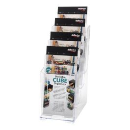 Portafolletos Sobremesa Deflect-O 1/3 A4 Vertical 4 Compartimentos Cristal Precio: 15.59000058. SKU: B1ALAJH9RW