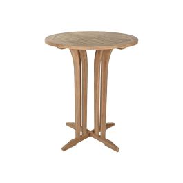 DKD Home Decor Mesa Bar Cuadrada de Teca Marrón para Terraza y Jardín - 110 cm de Alto (90x90 cm) DKD Home Decor Mesa Bar Cuadrada de Teca Marrón para Terraza y Jardín - 110 cm de Alto (90x90 cm)
