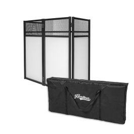 HEADLINER Cabina de DJ Portátil Huntington para Uso Doméstico o Móvil, con Frontal Metálico de 4 Paneles y Telas de Lycra Elástica Precio: 225.68999981. SKU: B1EG3RW6D6