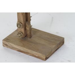 DKD Home Decor Lámpara de Pie Loft Marrón Dorado 25 x 140 x 85 cm