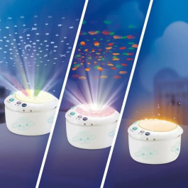 Vtech Baby Manon Lumi Mouton Noche Estrellada 3 en 1 Peluche Musical con Proyecciones y Sensor de Sonido