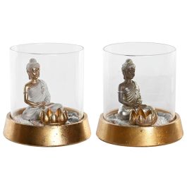 Figura Oriental DKD Home Decor Dorado Plateado 16 x 18 x 16 cm (2 Unidades) Precio: 41.94999941. SKU: S3043314
