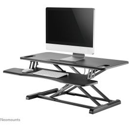 Neomounts NS-WS300BLACK Puesto de trabajo de pie/sentado para escritorio, resorte de gas, 15 kg, Negro