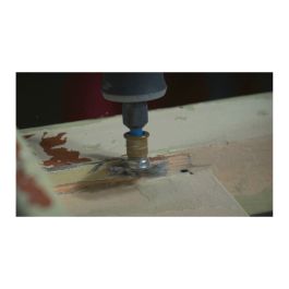 Dremel Cepillo abrasivo de precisión, grano 36, con cerdas flexibles para desbarbar, limpiar y pulir sin dañar la base Dremel Cepillo abrasivo de precisión, grano 36, con cerdas flexibles para desbarbar, limpiar y pulir sin dañar la base