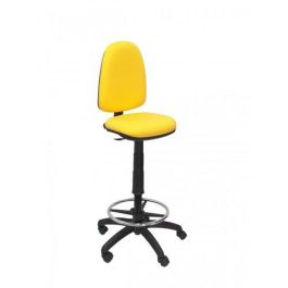 Taburete Piqueras Y Crespo Ayna Ergonomico Mecanismo De Contacto Permanente Regulable En Altura Y Aro Reposapies Asiento Y Respaldo Tapizados Bali Amarillo Precio: 148.50000033. SKU: S5702380