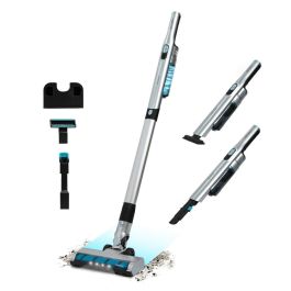 Cecotec 08403 aspiradora de pie y escoba eléctrica 2-in-1 stick vacuum Batería Secar Sin bolsa Negro, Azul, Acero inoxidable Precio: 100.88999965. SKU: B12BTDAHJ8