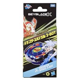 Hasbro Beyblade X Starter Pack X-Over Project Dranzer Spiral 3-80T, Top y Lanzador de Equilibrio, Juguete a partir de 8 años