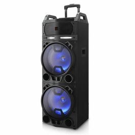 Aiwa KBTUS-900 Altavoz Trolley Portátil 100W RMS Bluetooth con 2 Micrófonos Inalámbricos, Radio FM, USB y Luces LED Precio: 371.88999947. SKU: B17VRAW727