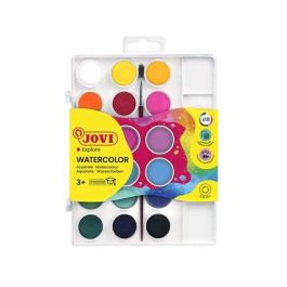 Jovi Acuarelas en Pastillas 22mm Colores Surtidos con Pincel Estuche 18 Unidades - Secado Rápido, Acabado Cubriente Precio: 3.58999982. SKU: B1F3NPMAB7