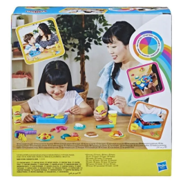 Play-Doh Little Chef's Kit, masa para modelar, 14 accesorios de cocina, juguetes preescolares