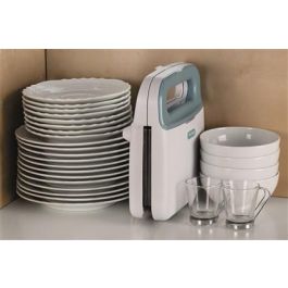 Ariete 1971/01 Sandwichera Breakfast Blanca, Placas Antiadherentes para Sándwiches, Hotdogs, Hamburguesas, Verduras y Carne, Ahorro de Espacio