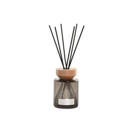 DKD Home Decor Ambientador Mikado Item Home Gris Oscuro Negro 8 x 24 x 8 cm 200 ml