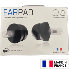 EARSONICS Protector Auditivo In-ear Negro 16 dB con Funda