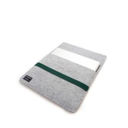 EKOMODO HR-014 HAZI Funda Protectora para Portátil o Tablet de 15" (38,1 cm) Ecológica, Diseño Minimalista, Verde/Gris