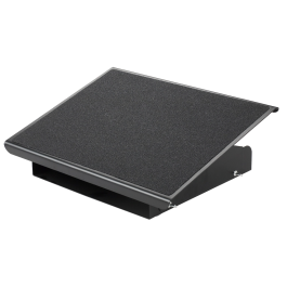 Q-connect Reposapiés Metálico Ajustable en Altura 415x326x103 mm