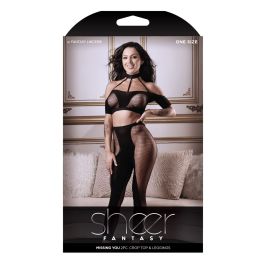 Conjunto de Lencería Fantasy Lingerie Negro (Talla única) Precio: 30.2379. SKU: B18XYVE57W