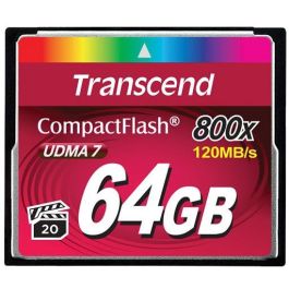 CARD CompactFlash Card 64GB Transcend TS64GCF800. MLC Precio: 80.50000046. SKU: B1FRLH4Y4D