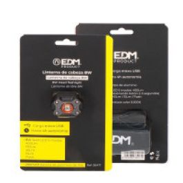 Edm Linterna Frontal Wildtrack TX1 Recargable 8W 400 LM USB Tipo C