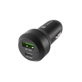 NATEC Coney Cargador Coche Encendedor Cigarrillos Universal con 1 Puerto USB-C Carga Rápida, Protección Sobretensión, Negro Precio: 14.7899994. SKU: S5616754