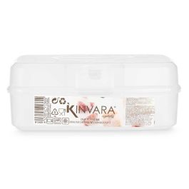 Caja de plástico transparente Kinvara 6 huecos 21.5x8x14.6 cm (12 Unidades) Caja de plástico transparente Kinvara 6 huecos 21.5x8x14.6 cm (12 Unidades)