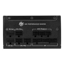 MSI MPG A850GS PCIE5 Fuente de Alimentación PC 850W ATX 80 PLUS Gold Totalmente Modular Negra MSI MPG A850GS PCIE5 Fuente de Alimentación PC 850W ATX 80 PLUS Gold Totalmente Modular Negra